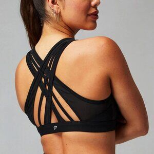 Fabletics Women's Faye Black High Impact Sports Bra Training - See Measurements